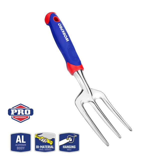 شوكة زراعية يدوية يد فيبر من وورك برو (WP331007)