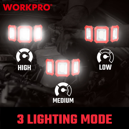 كشاف شحن 3 قطع من وورك برو (WP352005WE)