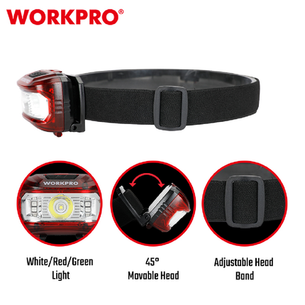 كشاف راس احمر من وورك برو (WP353000WE)