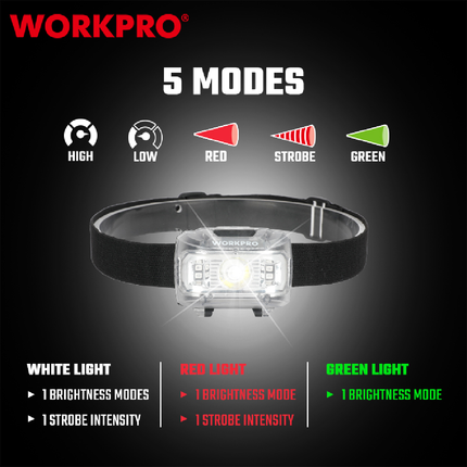 كشاف راس سلفر من وورك برو (WP353001WE)