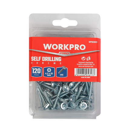 براغي سلف درل 4.2*32 ملم عدد 120 من وورك برو (WP361003)