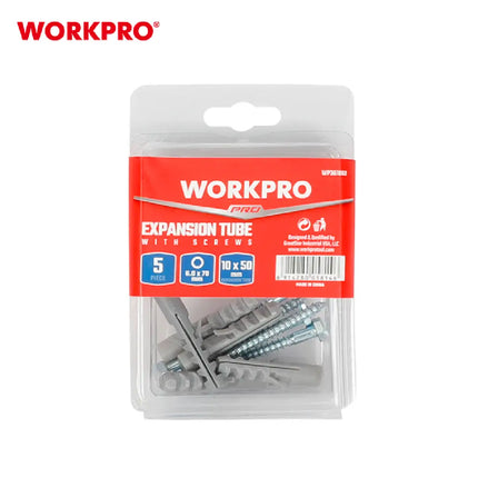 براغي مسدس سن خشابي مع اسافين قياس 6.5*65 ملم عدد 5 من وورك برو ( WP361060 )