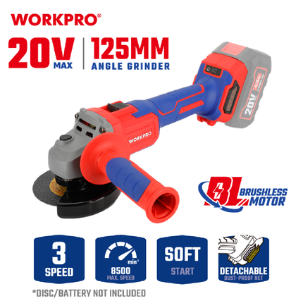 صاروخ قص شحن برشلس 5 انش من وورك برو (WP392004)