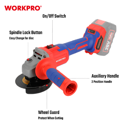 صاروخ قص شحن برشلس 5 انش من وورك برو (WP392004)