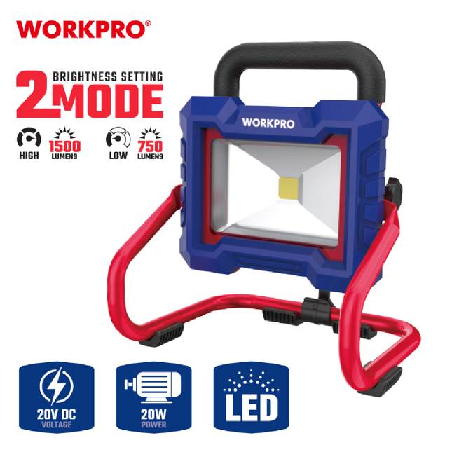 كشاف شحن صناعي 20 فولت من وورك برو (WP397000)