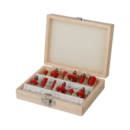 طقم ضربات فرمايكا 12 قطعة 6.35 ملم من وورك برو (WP402300)