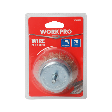 فرشاية كباية سلك نحاس 3 انش عدرل من وورك برو (WP407005)