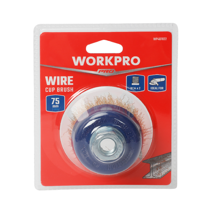 فرشاية كباية سلك نحاس 3 انش من وورك برو (WP407020)