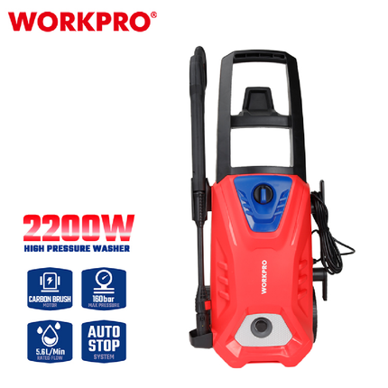 ماكنة غسيل 160 بار 2200 واط من وورك برو (WP423012BS)