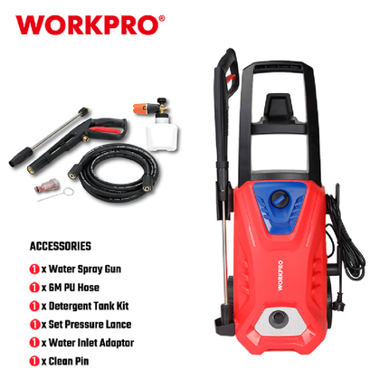 مضخة غسيل سيارت 180 بار من وورك برو (WP423013)