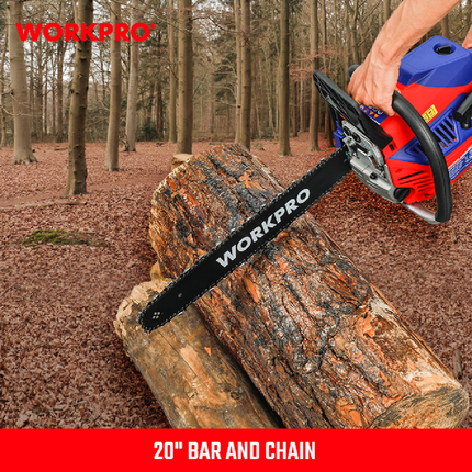 منشار حطب بنزين 20 انش من وورك برو (WP424004)