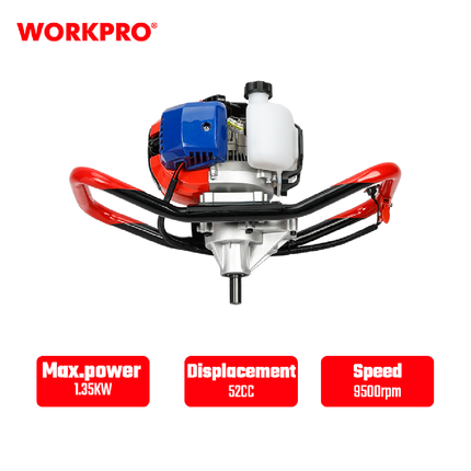 حفار ارض بنزين 1350 واط من وورك برو (WP424006)