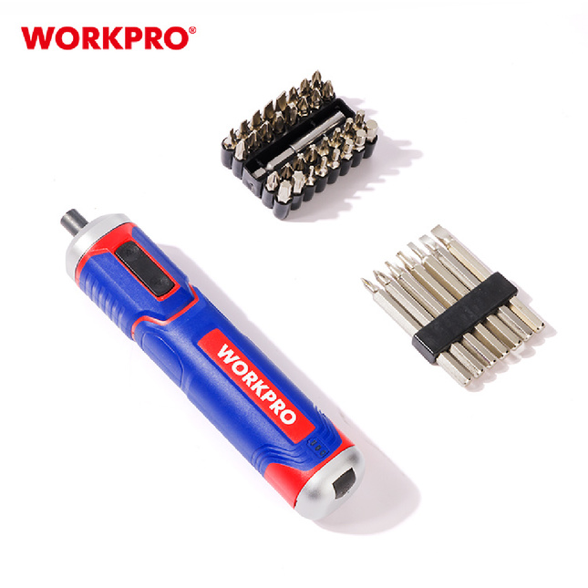 طقم مفك شحن 3.6 فولت من وورك برو (WP460005)