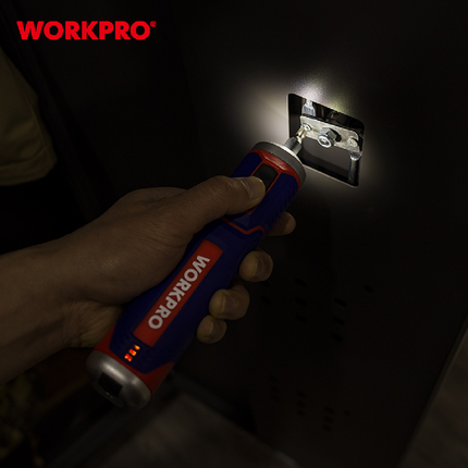 طقم مفك شحن 3.6 فولت من وورك برو (WP460005)