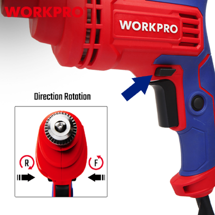 درل كهرباء 500 واط 10 ملم من وورك برو (WP470000)