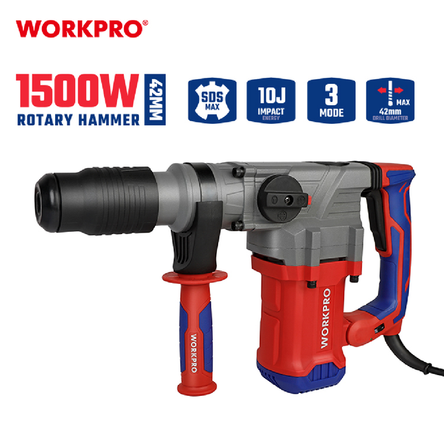 Workpro 1500W 40mm Demolition Hammer (WP470405)