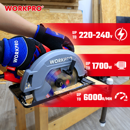 منشار صينية 1500 واط من وورك برو (WP471200)