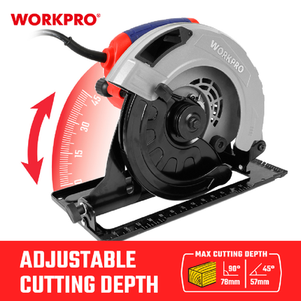 منشار صينية 2800 واط من وورك برو (WP471202)