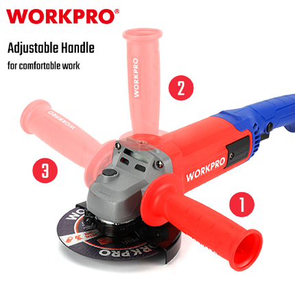 صاروخ زاوية 1300 واط 5 نش من وورك برو (WP472001)