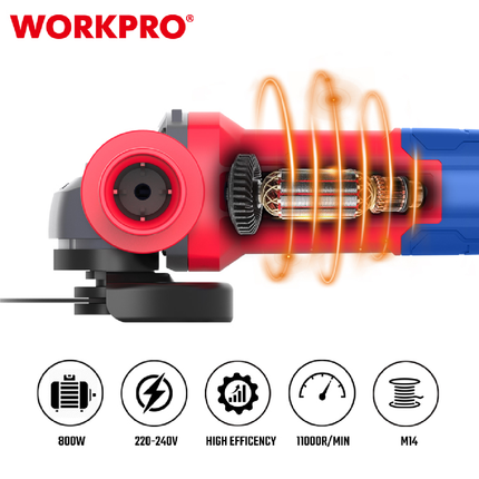 صاروخ قص 900 واط 4.5 انش من وورك برو (WP472003)