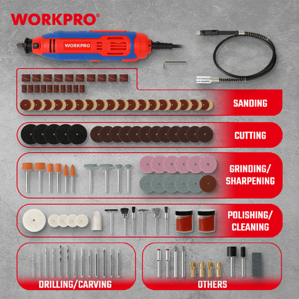 درمل كهرباء 130 واط من وورك برو(WP472411CE)