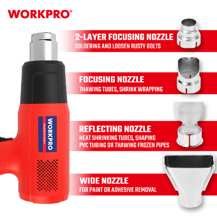 سشوار حراري 2000 واط من وورك برو (WP474004)