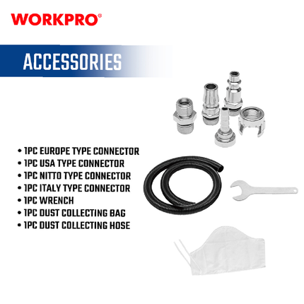 حفافة هواء دائرية 6 انش من وورك برو (WP511000)