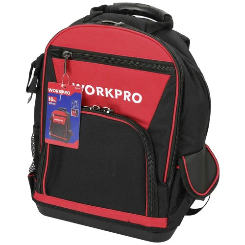 حقيبة ظهر أدوات WORKPRO مقاس 16 بوصة مع حقيبة يد
