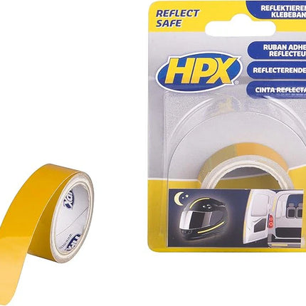 تيب عاكس تحذيري - أصفر 19 مم × 1.5 متر