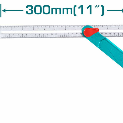زاوية علام متحركة مع ميزان ماء من توتال(TAHS3011) - jabalitools