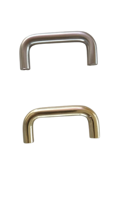 Chrome cabinet handle