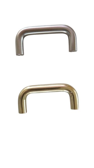 Chrome cabinet handle