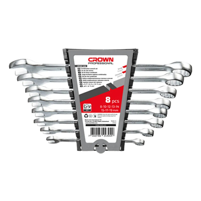 طقم شق رنج 8 قطع كراون | CPHWC-XA8