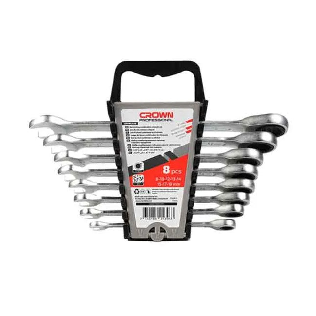 طقم شق رنج 8 قطع طرطيقه كراون | CPHWS-XA8