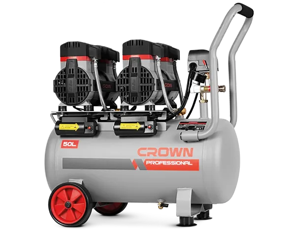 Silent Oil-Free Air Compressor 50L 2800W Crown | CT36094
