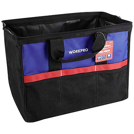 حقيبة تخزين أدوات WORKPRO بفم واسع 18 بوصة