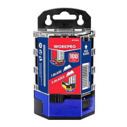 شفرات مشرط WORKPRO SK2 متعددة الاستخدامات، ١٠٠ قطعة | WP213004