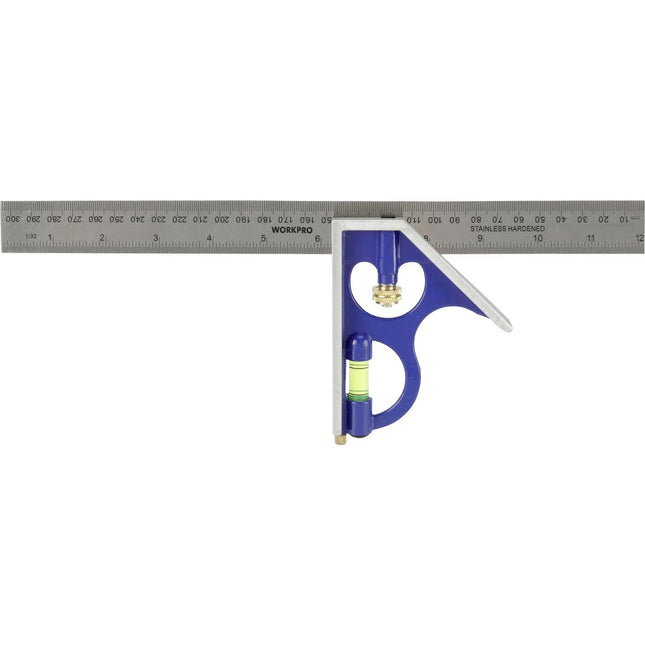 زاوية علام مع ميزان ألمنيوم WORKPRO 300 مم (12 بوصة)
