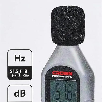 جهاز قياس مستوى الصوت كراون 130 ديسيبل | CT44097