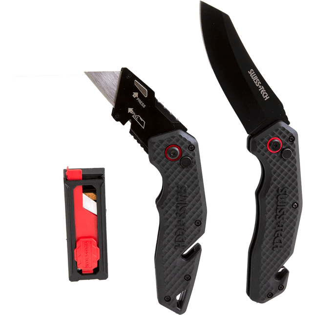 طقم سكاكين قابلة للطي 3.5 بوصة من Swiss+Tech ST001053