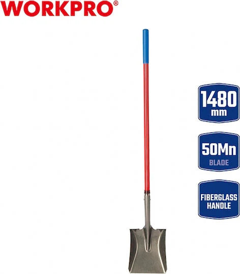 كريك WORKPRO برأس مربع ومقبض طويل