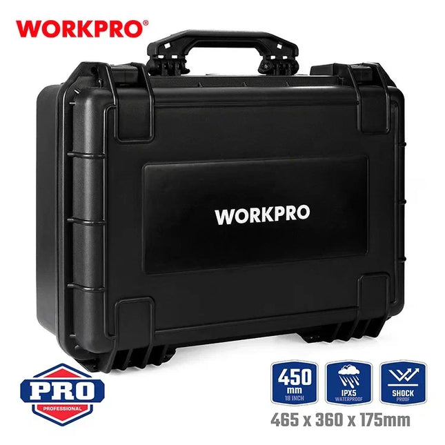 صندوق أدوات مقاوم للماء من WORKPRO بحجم 450 ملم (18 بوصة)