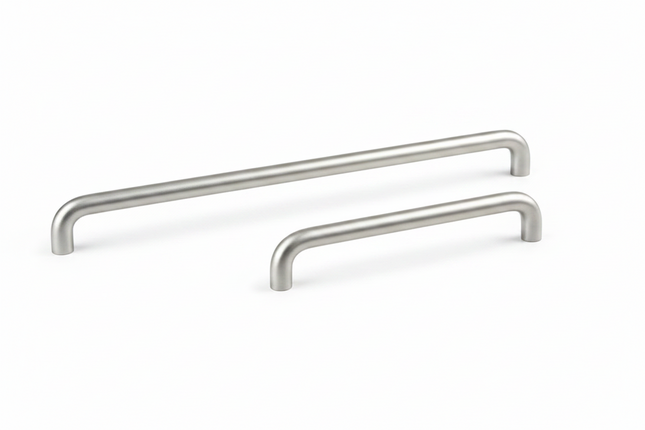 Chrome cabinet handle