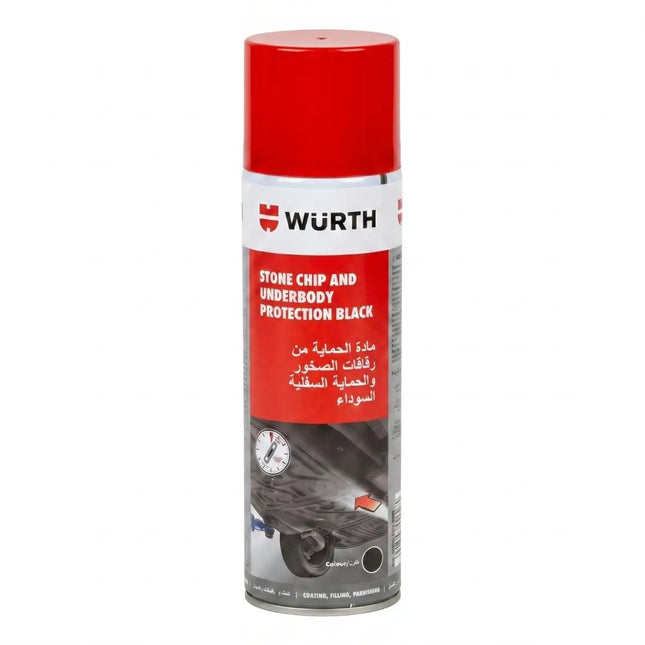 Wurth Rock Chip and Rust Protection Material (Bitumen), Black
