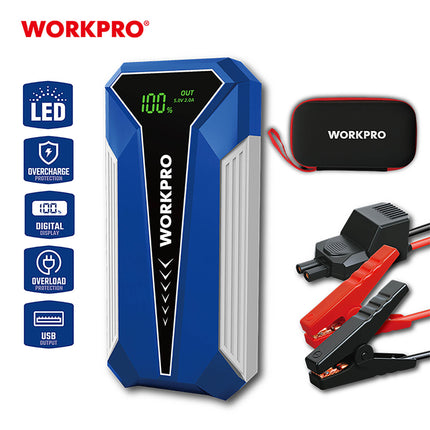 جهاز تشغيل بطارية سيارة وورك برو 12000mAh WP359009 – بشيتي ستورز