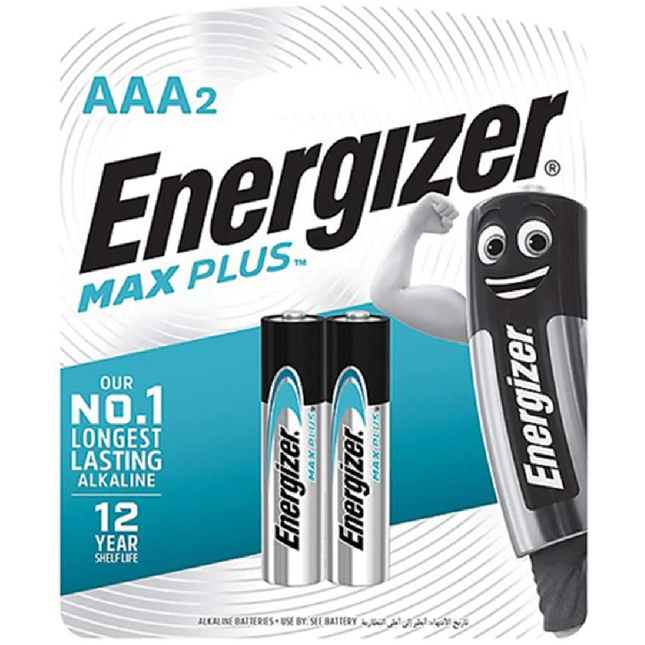 بطاريات إنرجايزر Max Plus AAA — قطعتان — ENERGIZER