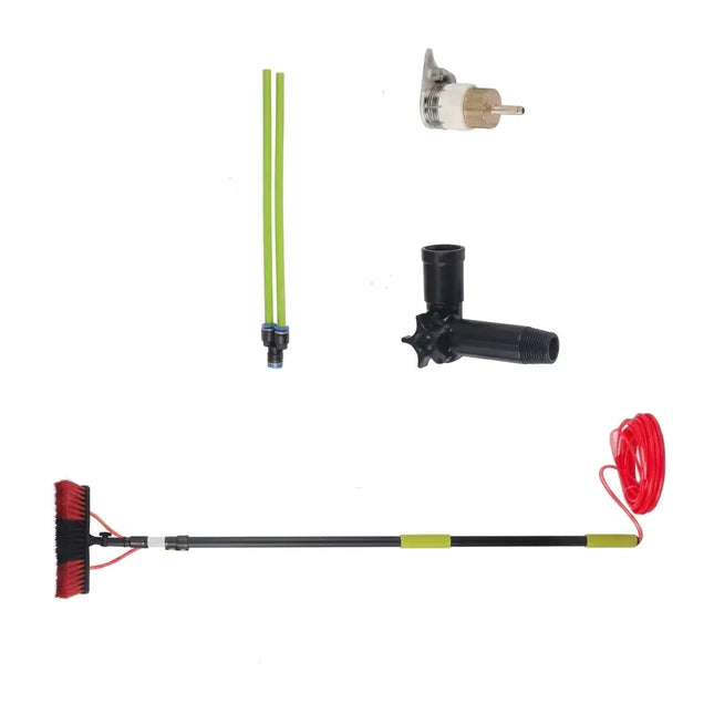 Solar panel cleaning brush, 5.4 meters long