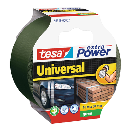 شريط إصلاح أخضر تيسا TESA Extra Power Universal مقاس 50 ملم × 10 متر