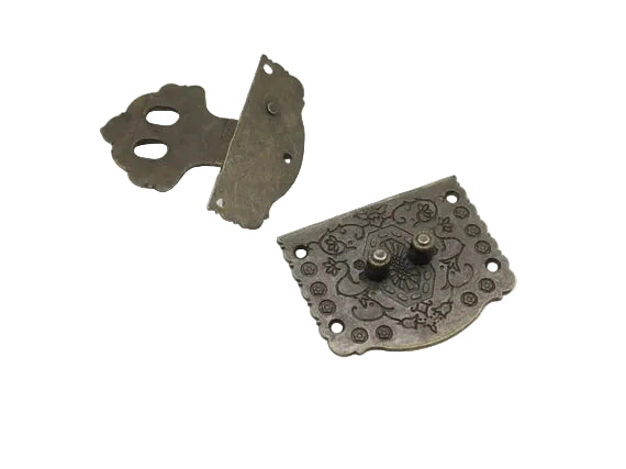 Antique brass lock