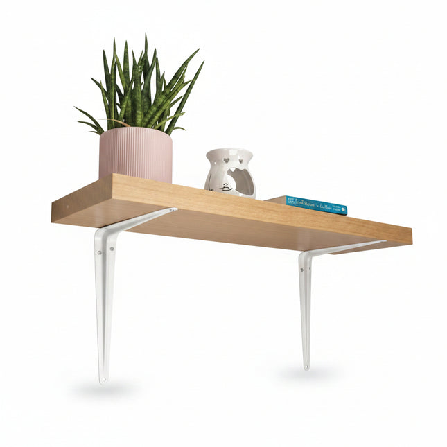 White shelf corner